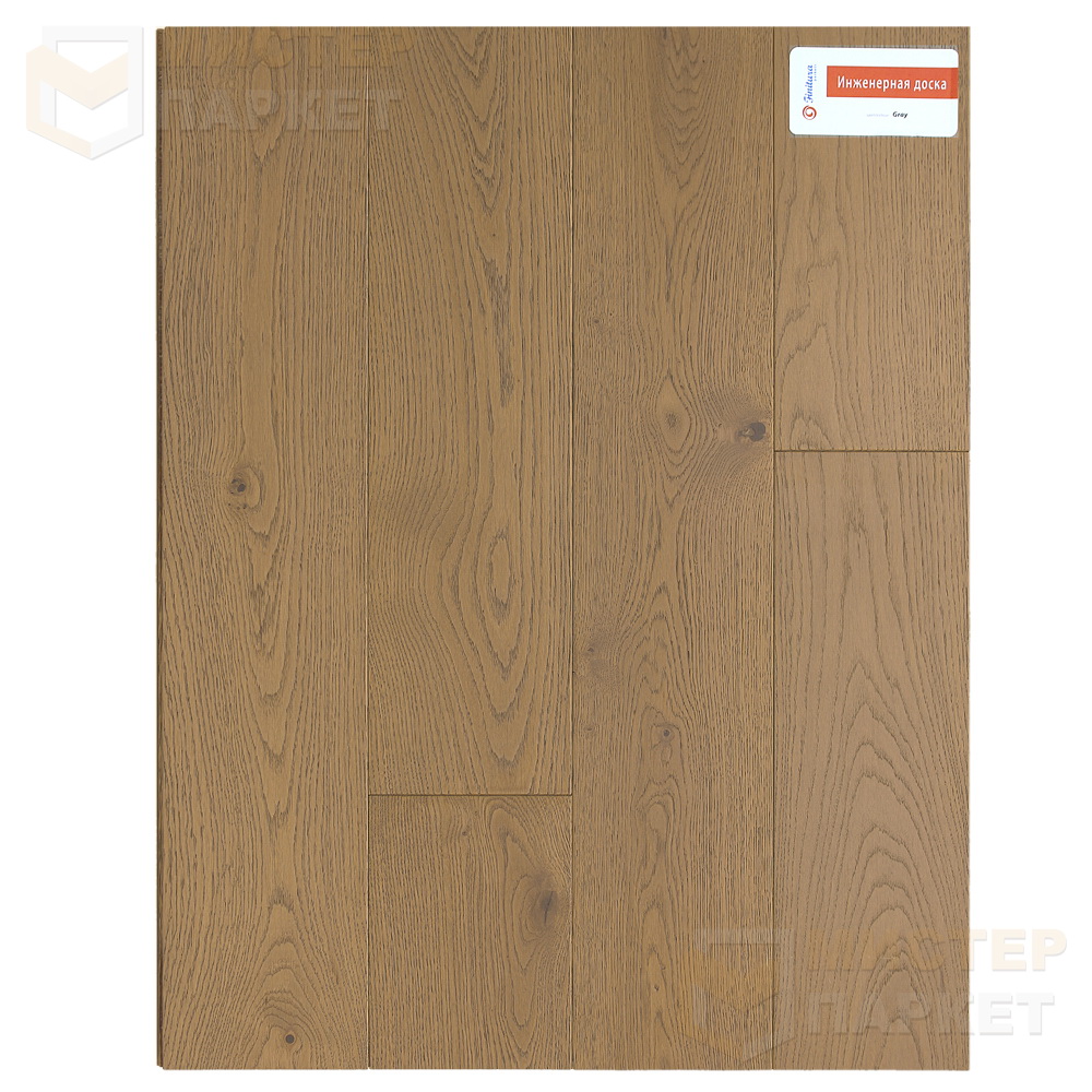 Инженерная доска Finitura Parkett Дуб Grey 280 мм