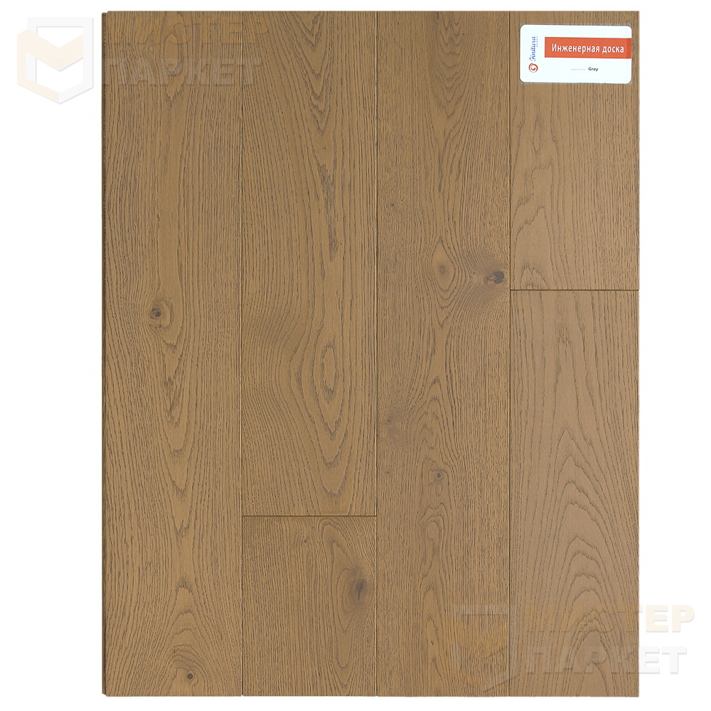 Инженерная доска Finitura Parkett Дуб Grey 300 мм