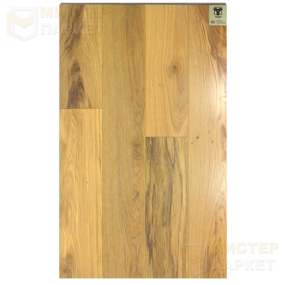 Инженерная доска Tokarev Parquet Дуб 4 Дакар