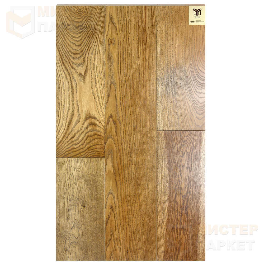 Инженерная доска Tokarev Parquet Дуб 14 Мехико