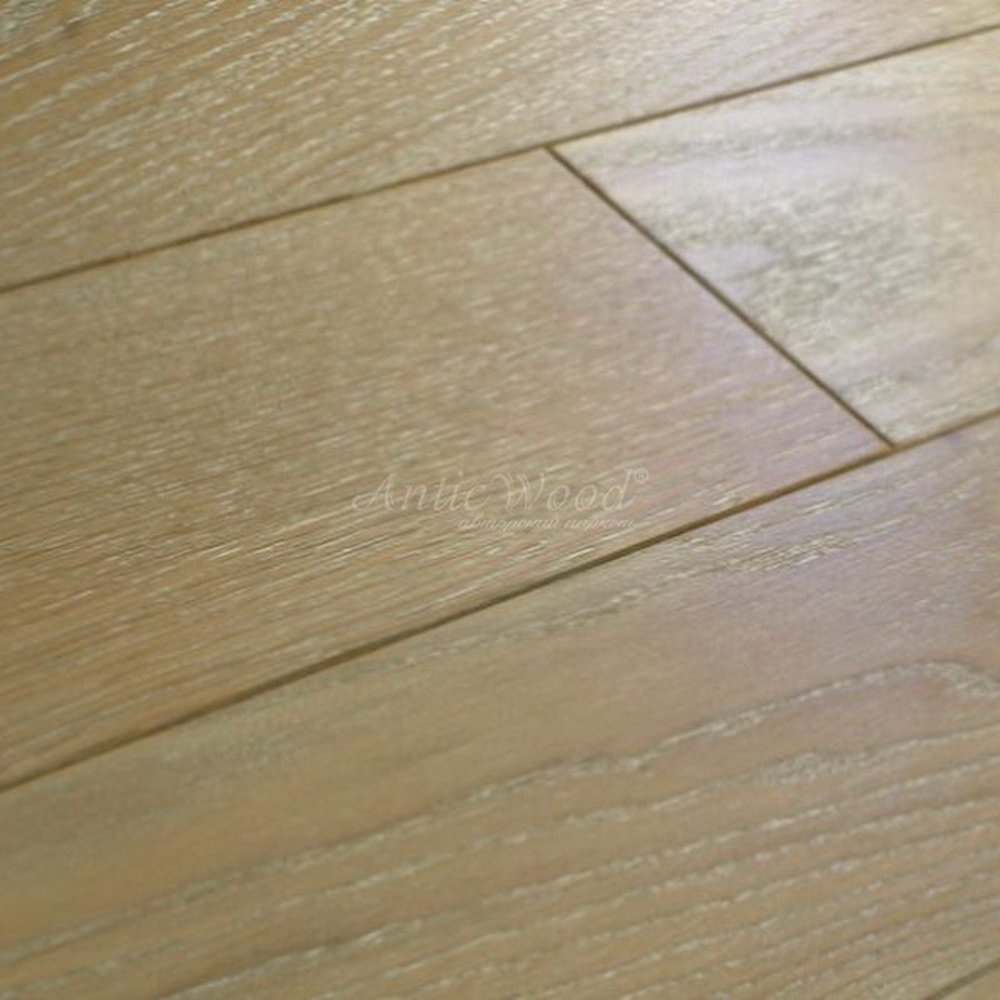 Массивная доска Antic Wood Дуб Светлое серебро 150 мм