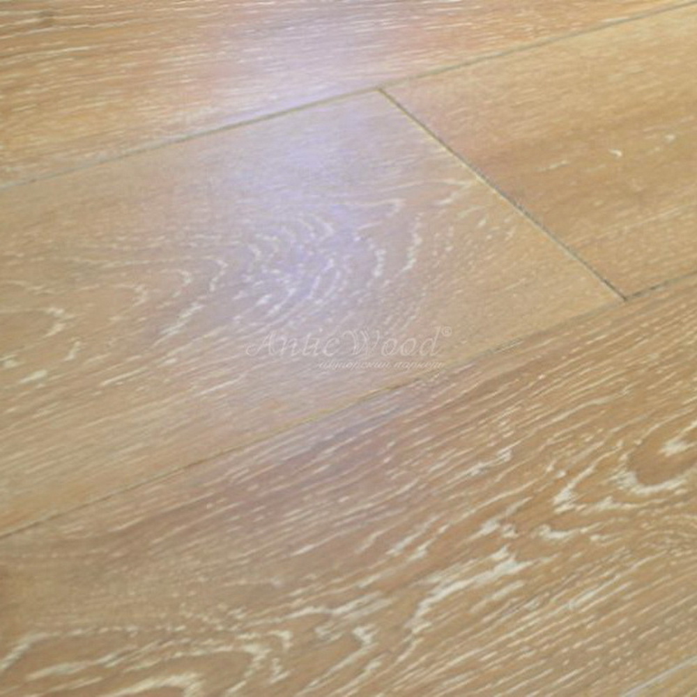 Массивная доска Antic Wood Дуб Пеликан 150 мм