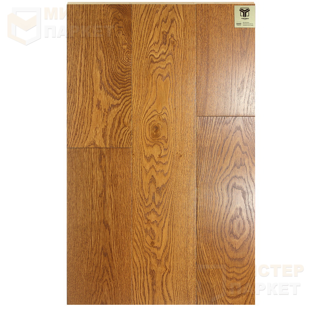 Массивная доска Tokarev Parquet Дуб 11 Сингапур 150 мм