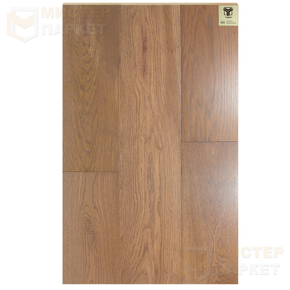 Массивная доска Tokarev Parquet Дуб 9 Сеул 150 мм