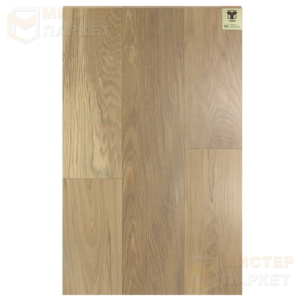 Массивная доска Tokarev Parquet Дуб 16 Дакка 150 мм