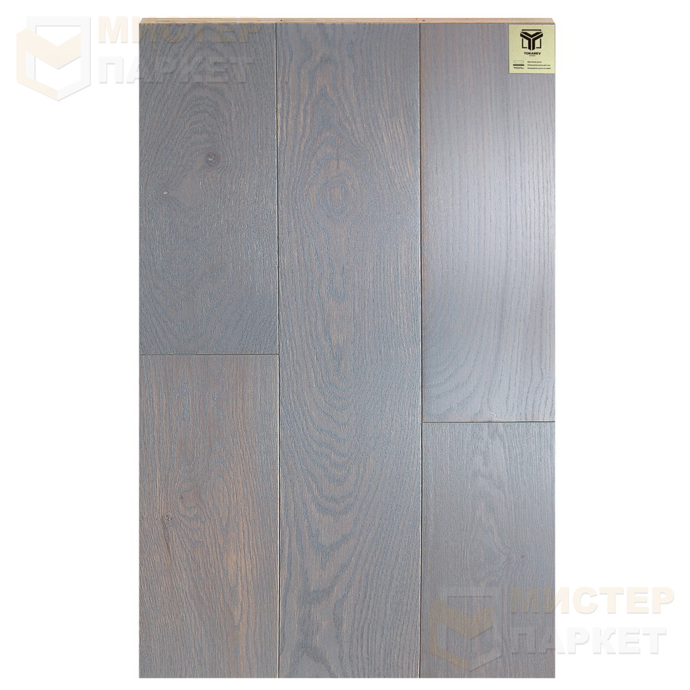 Массивная доска Tokarev Parquet Дуб 42 Банги 150 мм