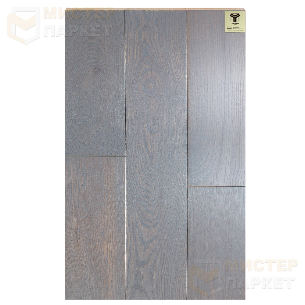 Массивная доска Tokarev Parquet Дуб 42 Банги 120 мм