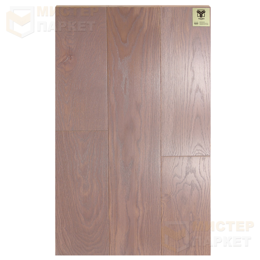 Массивная доска Tokarev Parquet Дуб 49 Амман 120 мм