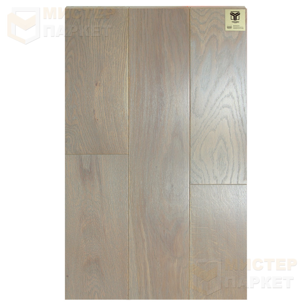 Массивная доска Tokarev Parquet Дуб 1 Морони 120 мм