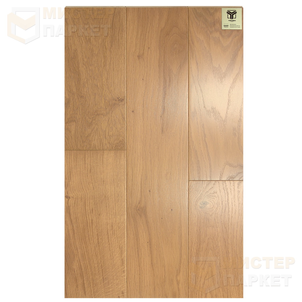 Массивная доска Tokarev Parquet Дуб 10 Эфиопский 120 мм