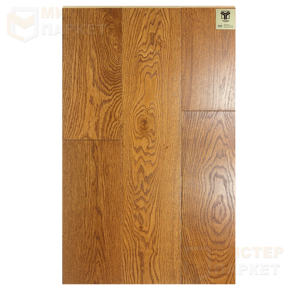 Массивная доска Tokarev Parquet Дуб 11 Сингапур 120 мм
