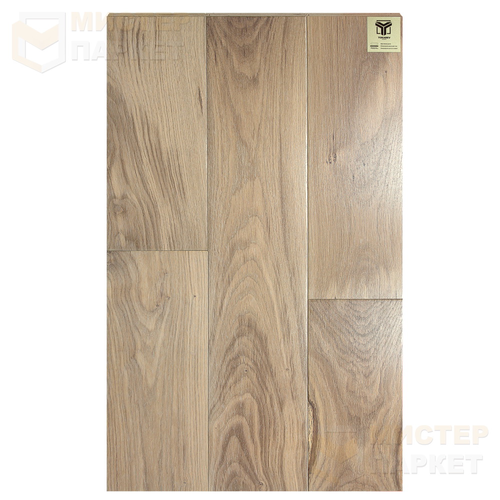Массивная доска Tokarev Parquet Дуб 30 Кито 120 мм