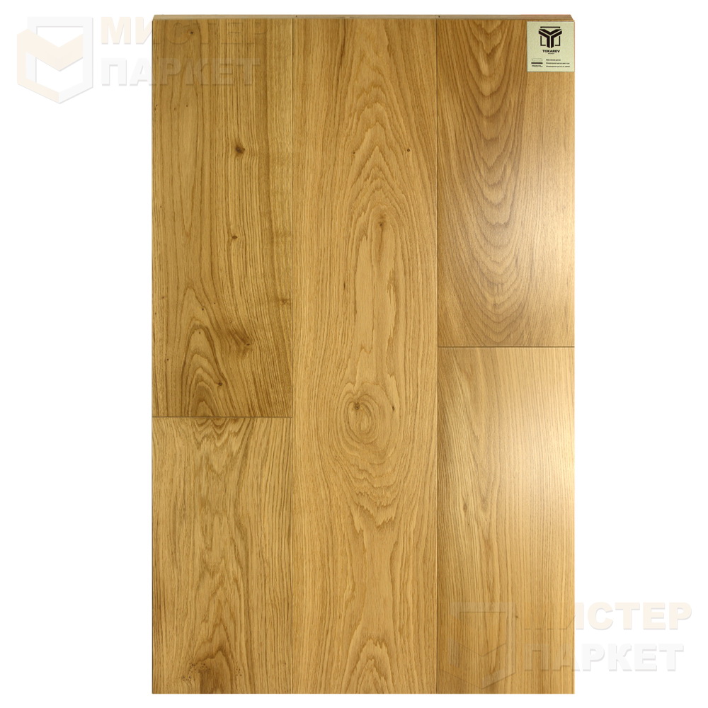Массивная доска Tokarev Parquet Дуб 50 Сантьяго 120 мм
