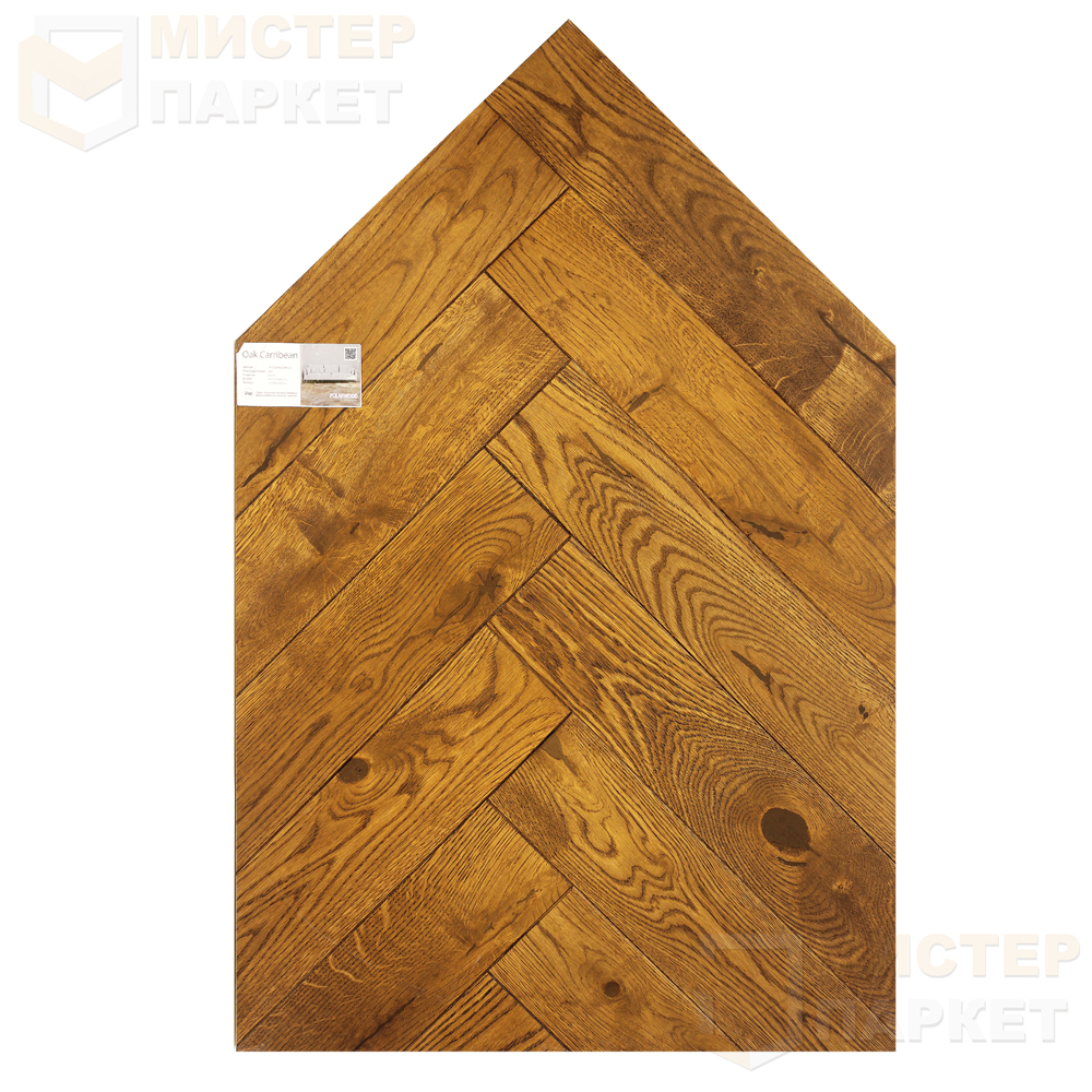 Паркетная доска PolarWood Дуб Carribean 1019CDHB8CARR124 100 мм х 600 мм