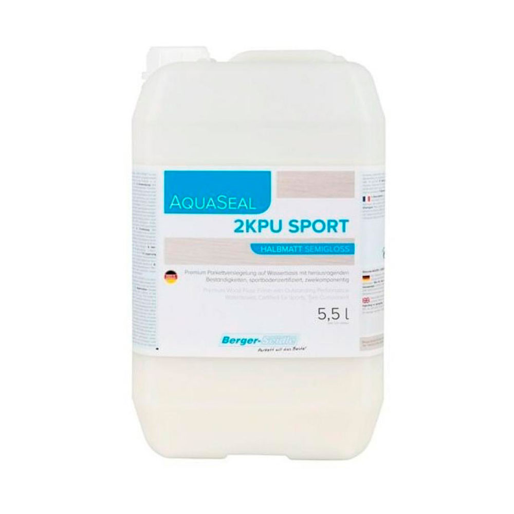 Лак Berger-Seidle для паркета A-S 2K-PU SPORT Двухкомпонентный 5,5 л