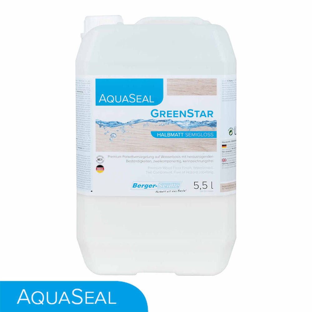 Лак Berger-Seidle для паркета A-S GreenStar глянцевый Двухкомпонентный 1,65 л