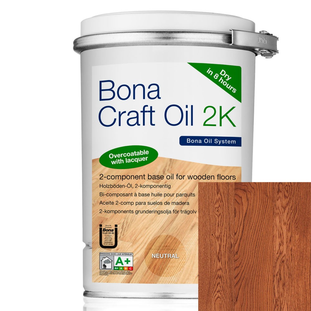 Масло Bona для деревянных поверхностей Craft Oil 2K Umbra Двухкомпонентный 1.25 л