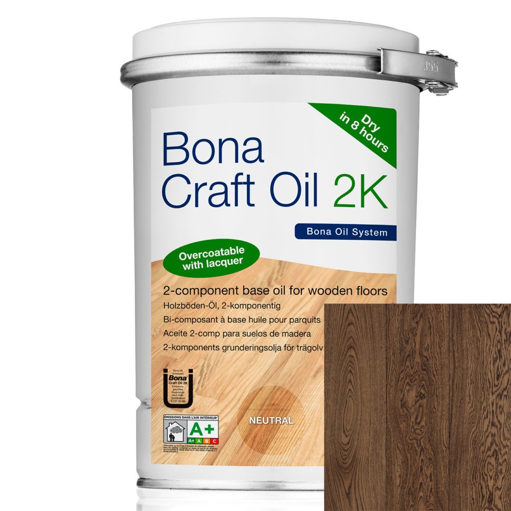 Масло Bona для деревянных поверхностей Craft Oil 2K Clay Двухкомпонентный 1.25 л