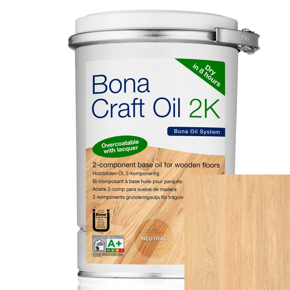 Масло Bona для деревянных поверхностей Craft Oil 2K Sand Двухкомпонентный 1.25 л
