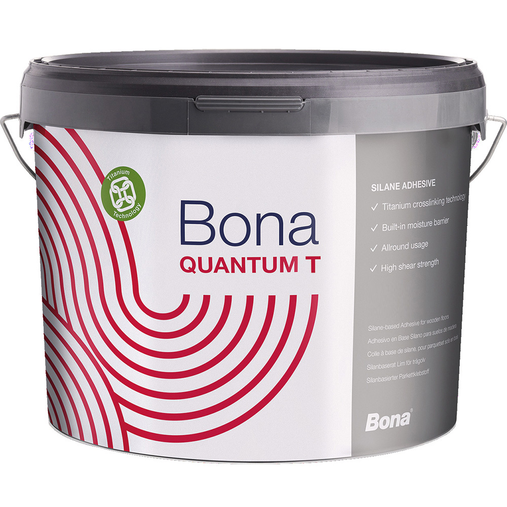 Клей Bona Quantum 1K для деревянных полов Однокомпонентный 9 кг