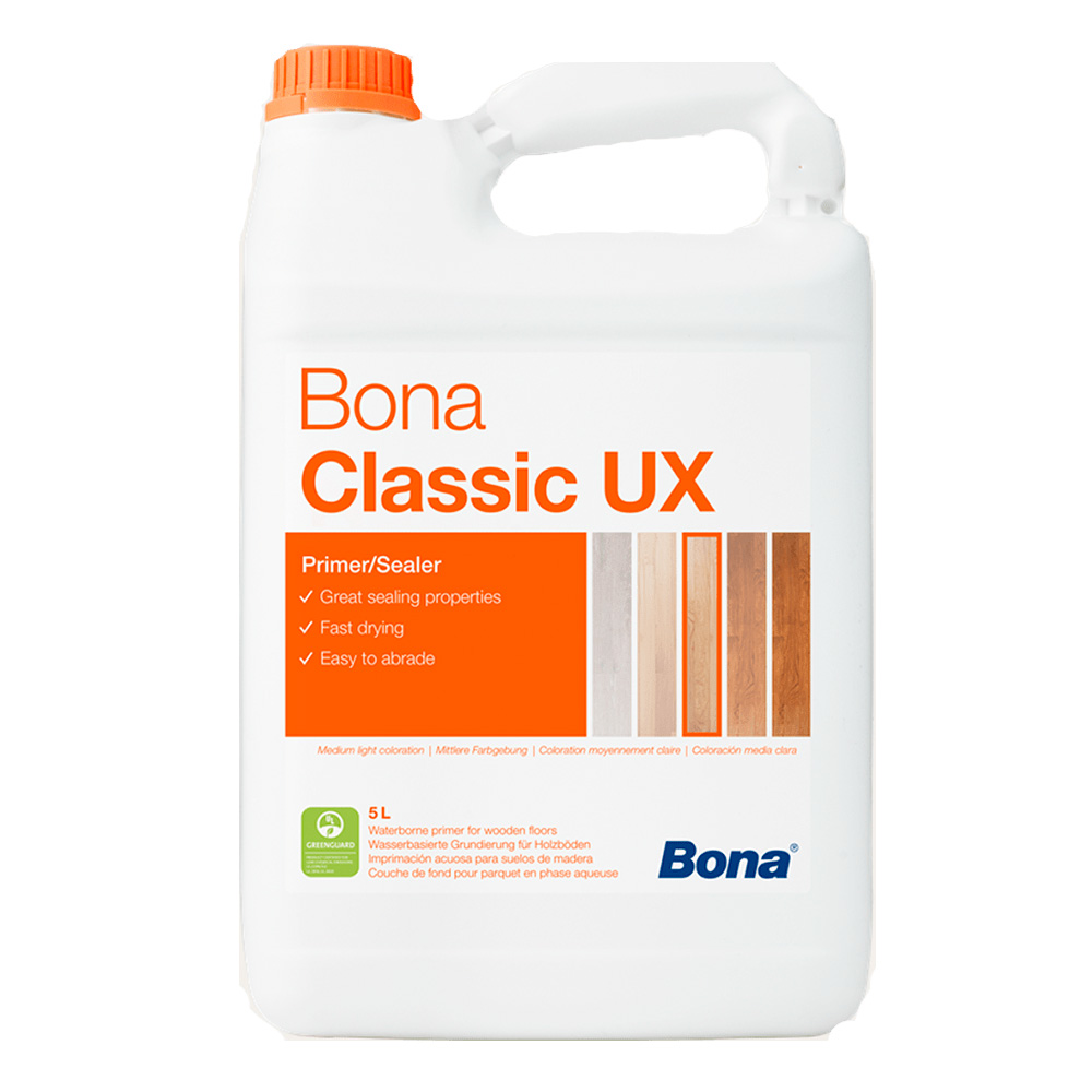 Грунт Bona Classic UX перед нанесением водных лаков Однокомпонентный 5 л