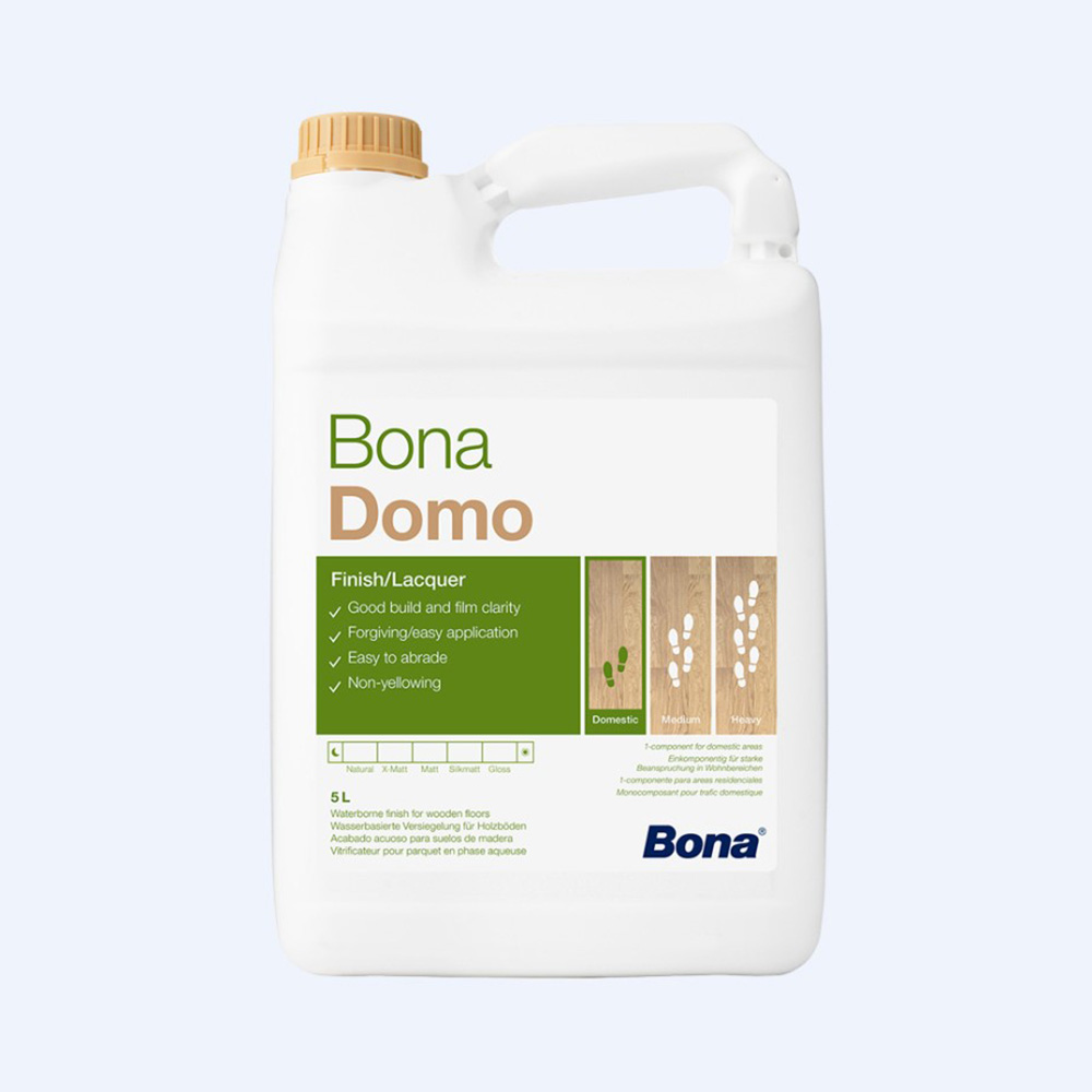 Лак Bona Domo 1K Матовый для деревянных полов Двухкомпонентный 5 л