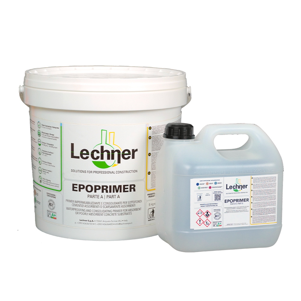 Грунт Lechner Epoprimer для стяжки Двухкомпонентный 5+2.5 кг