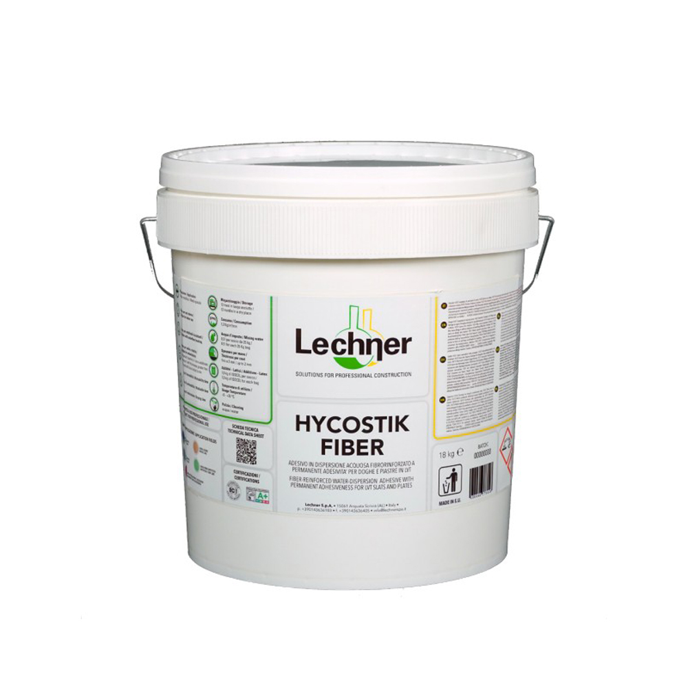 Клей Lechner Hycostik Fiber для SPC и LTV Однокомпонентный 18 кг