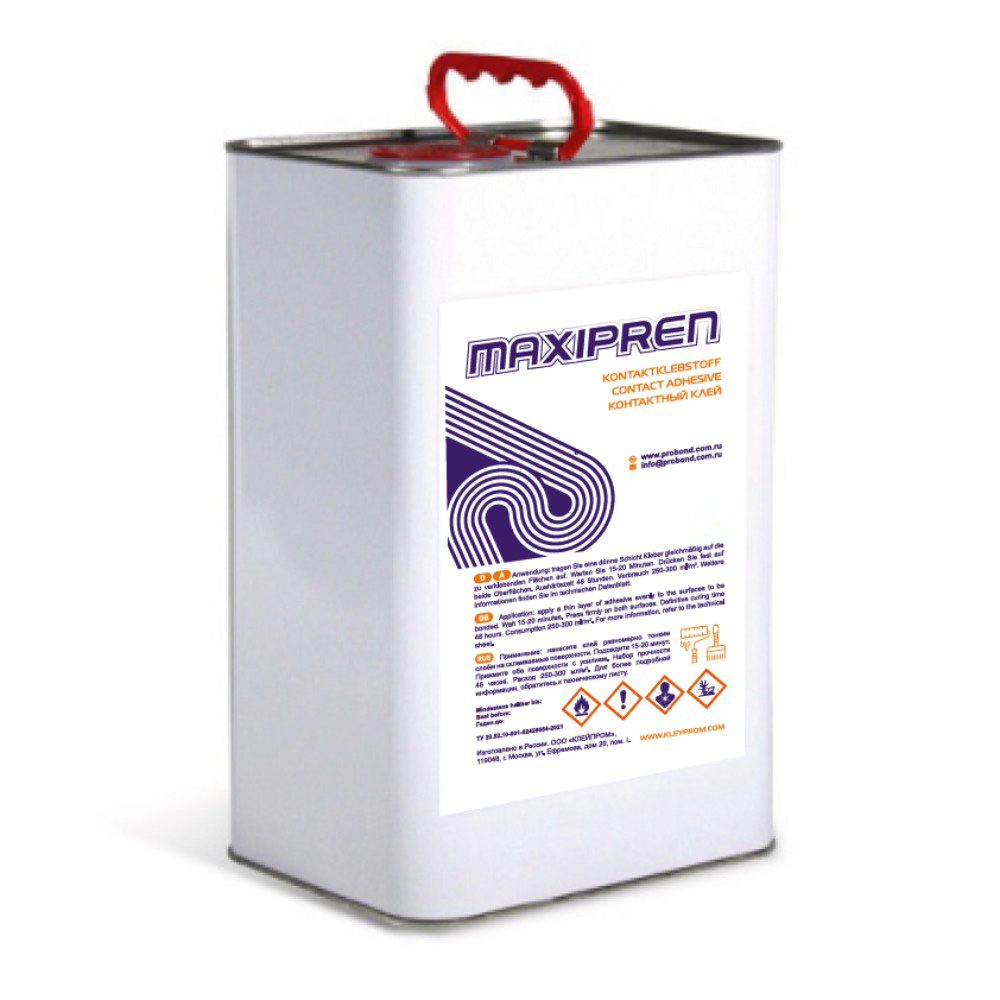 Клей Probond Maxipren для ПВХ пкрытий Однокомпонентный 5 л