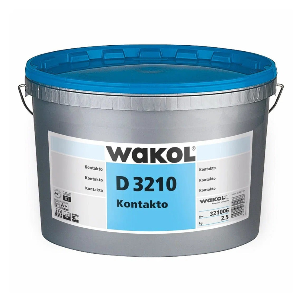 Клей Wakol для всех видов гибких покрытий D 3210 Однокомпонентный 2,5 кг