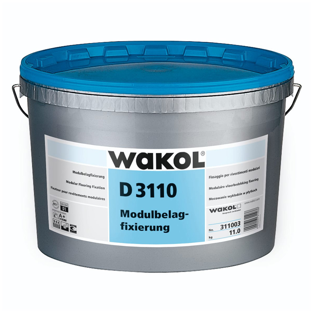Клей Wakol фиксатор для LVT покрытий D 3110 Однокомпонентный 11 кг