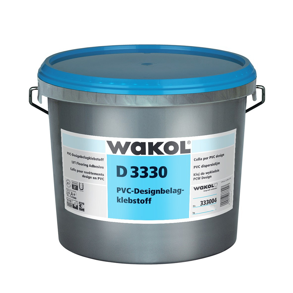 Клей Wakol для LVT покрытий D 3330 Однокомпонентный 10 кг