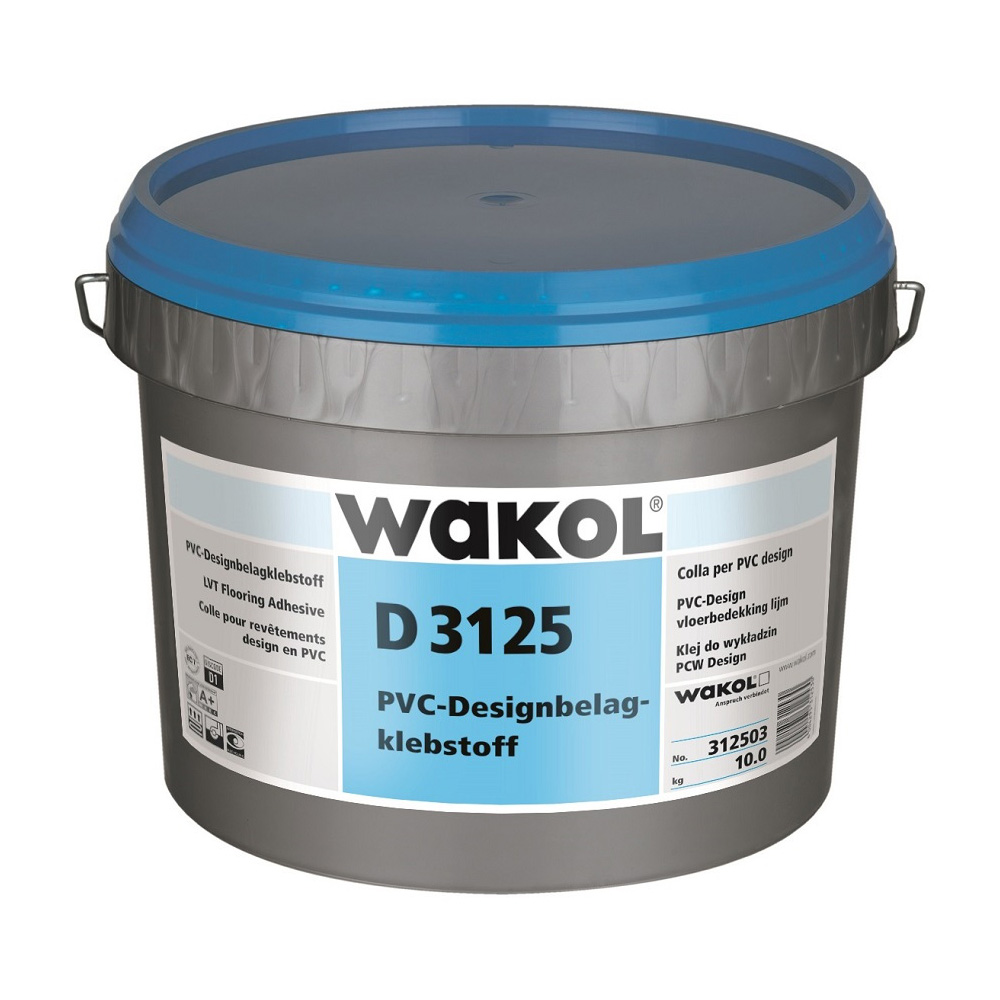 Клей Wakol для LVT покрытий D 3125 Однокомпонентный 10 кг