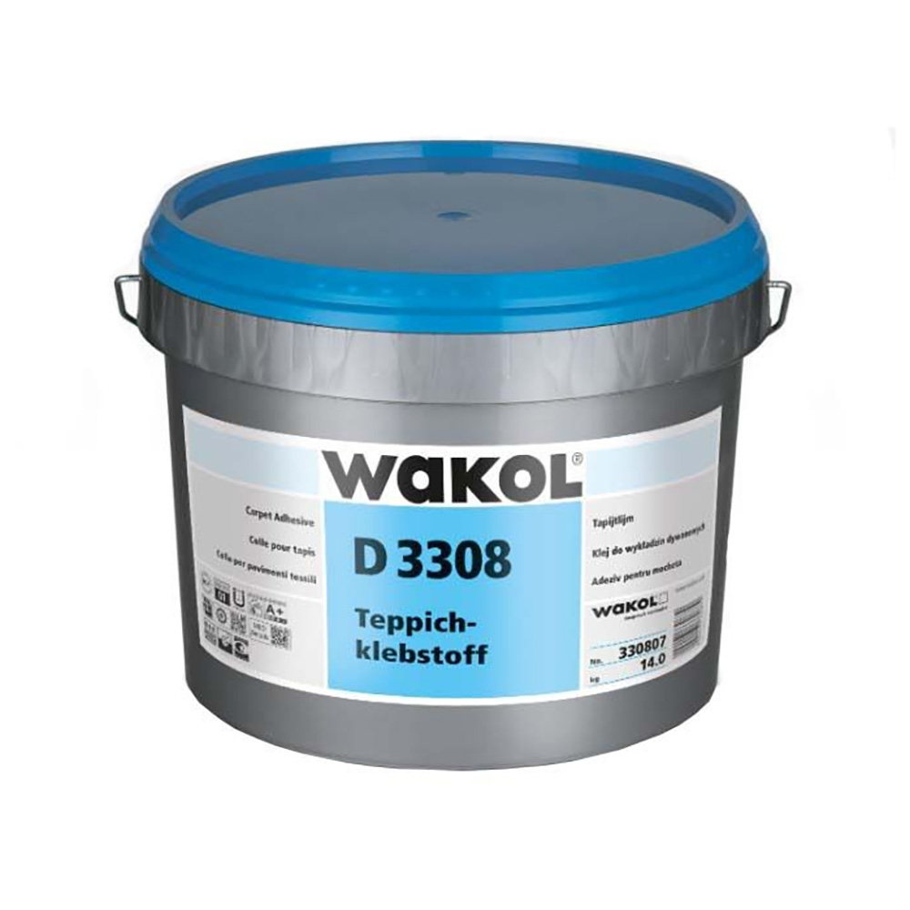 Клей Wakol для ПВХ покрытий D 3308 Однокомпонентный 14 кг