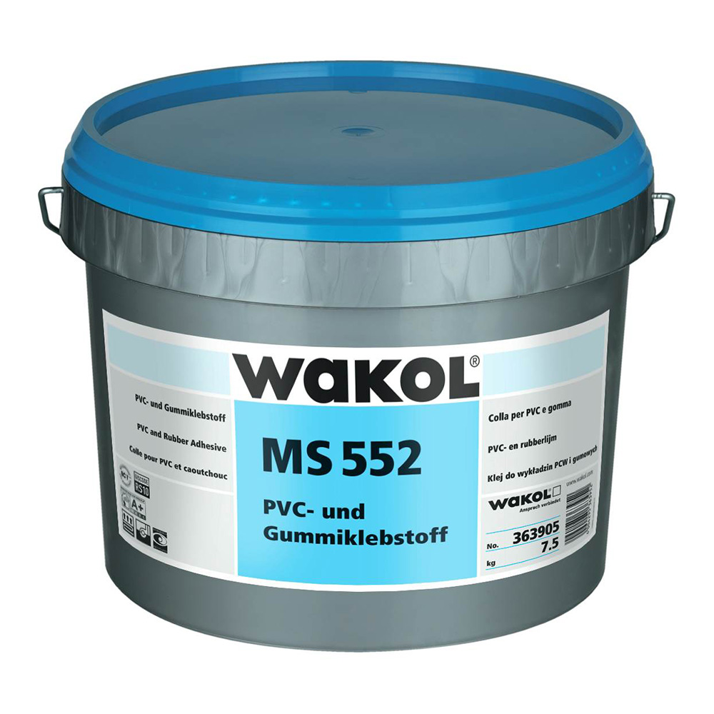 Клей Wakol для ПВХ покрытий MS 552 Однокомпонентный 7,5 кг