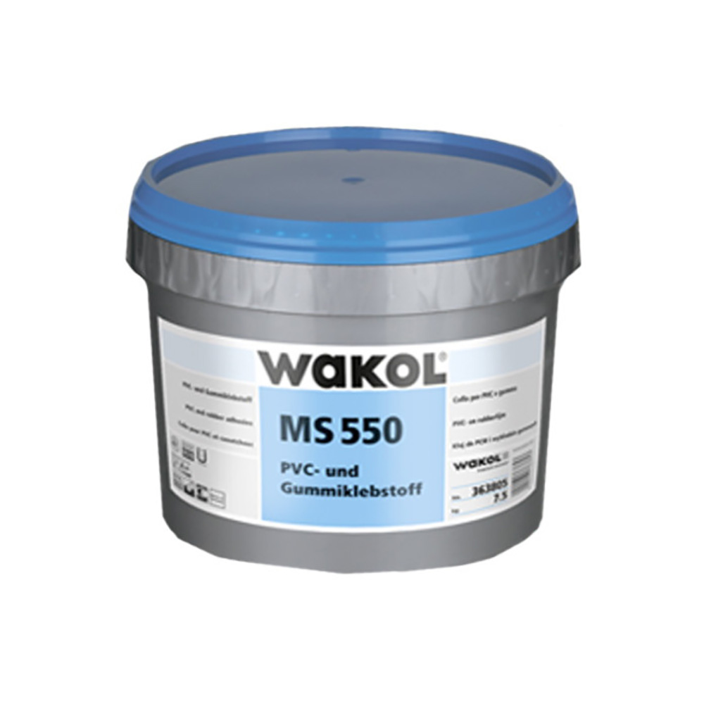 Клей Wakol для ПВХ покрытий MS 550 Однокомпонентный 7,5 кг