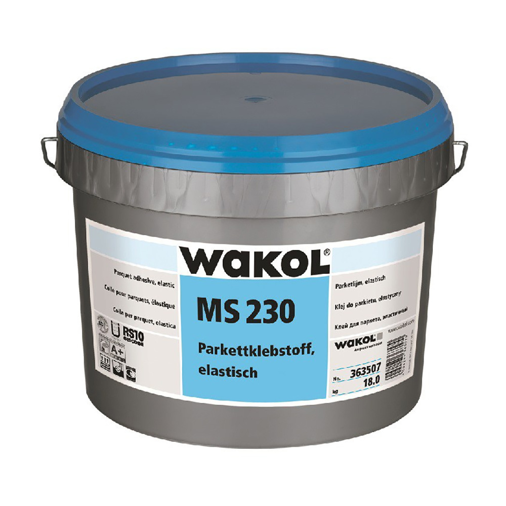 Клей Wakol для паркета MS 230 Однокомпонентный 18 кг