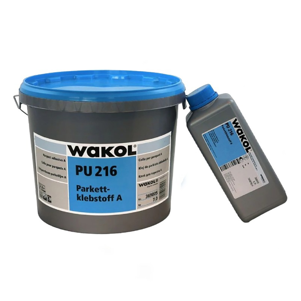 Клей Wakol для паркета PU 216 Двухкомпонентный 7,75 кг
