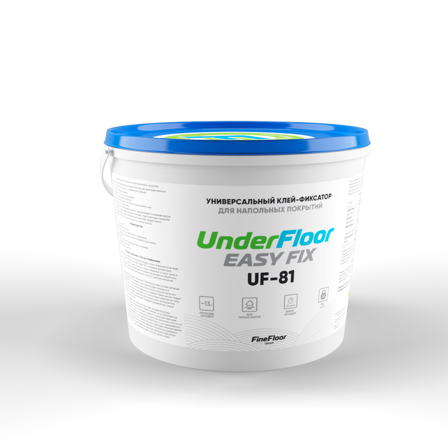 Клей UnderFloor для виниловый плитки Easy Fix UF 81 Однокомпонентный 2,5 кг