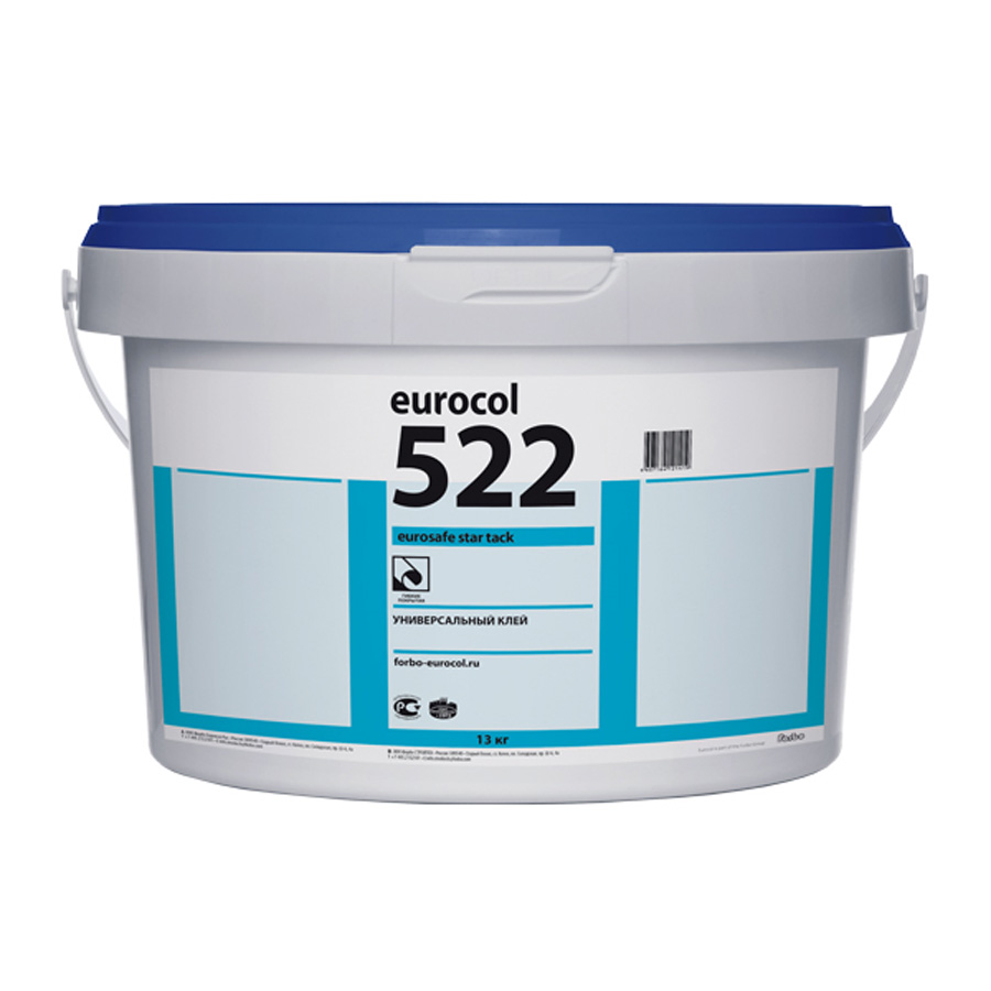 Клей Forbo Eurocol для укладки ПВХ 522 Eurosafe Star Tack Однокомпонентный 13 кг