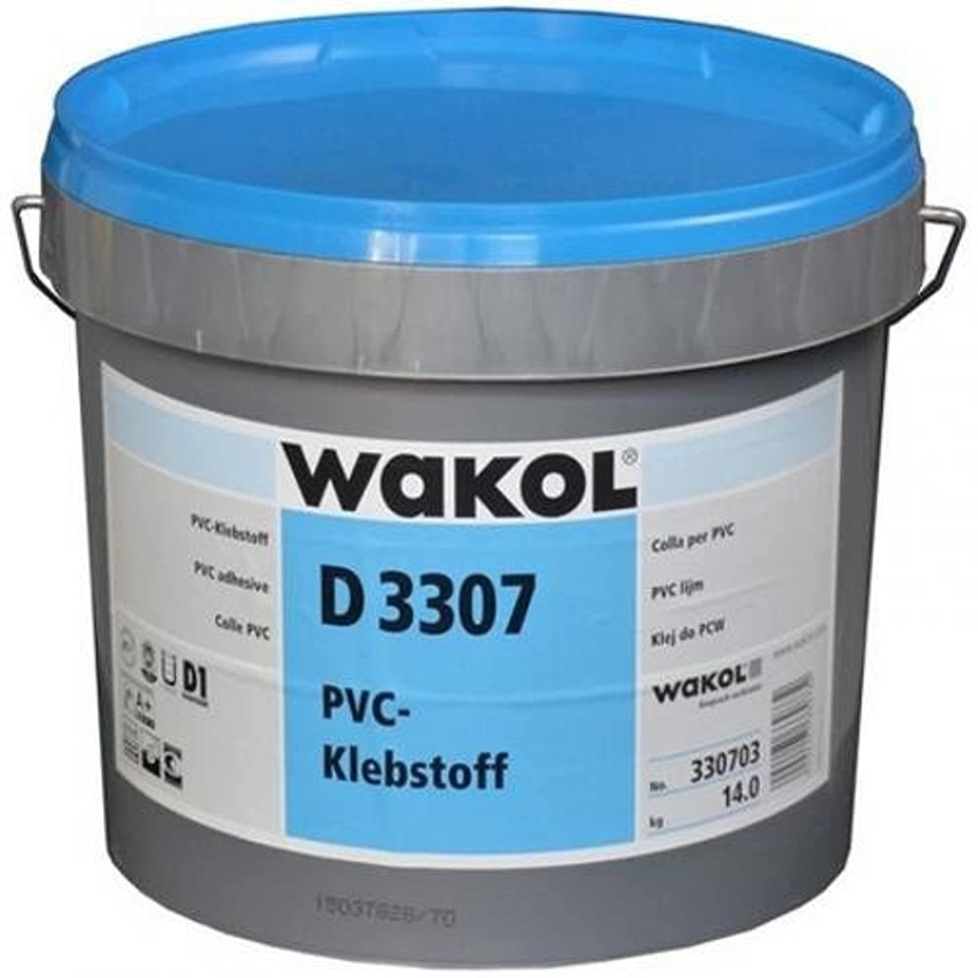 Клей Wakol для ПВХ-покрытий D 3307 Однокомпонентный 14 кг